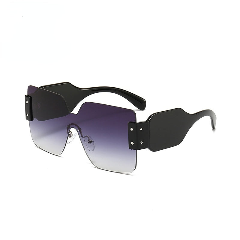 Wholesale PC Brown Large Frame Women's Sunglasses